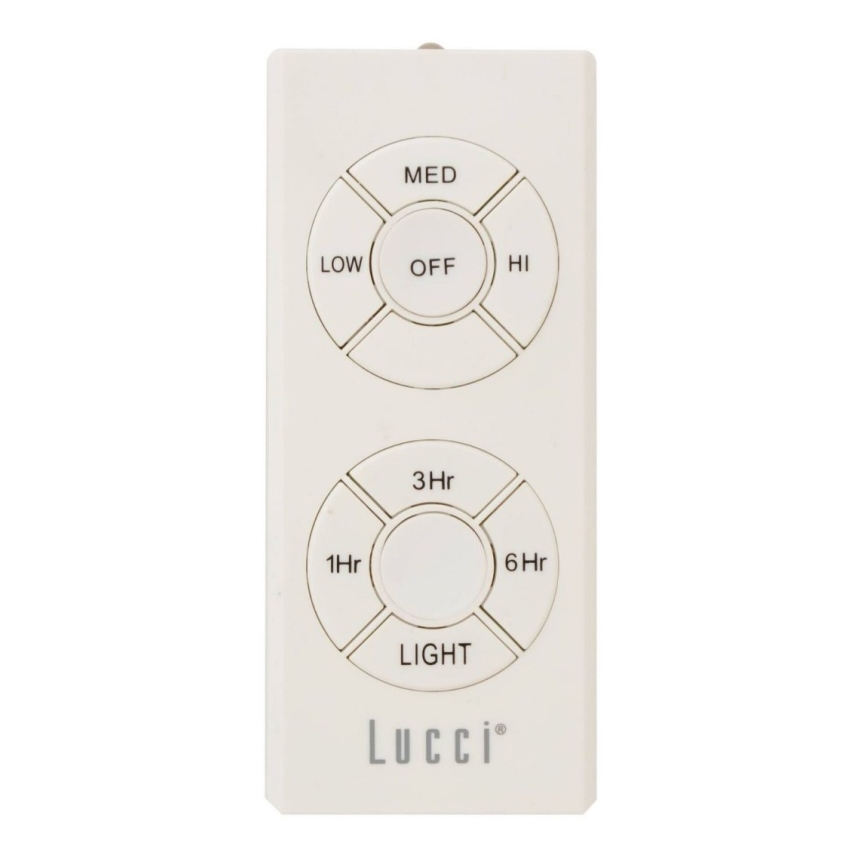 Lucci Air 210334 - Ventilador de techo AIRFUSION QUEST 1xE27/60W/230V madera/cromo mate + control remoto