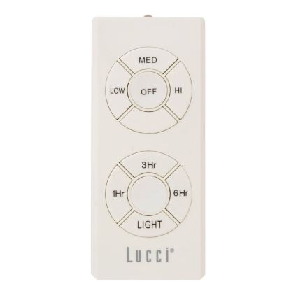 Lucci Air 210334 - Ventilador de techo AIRFUSION QUEST 1xE27/60W/230V madera/cromo mate + mando a distancia