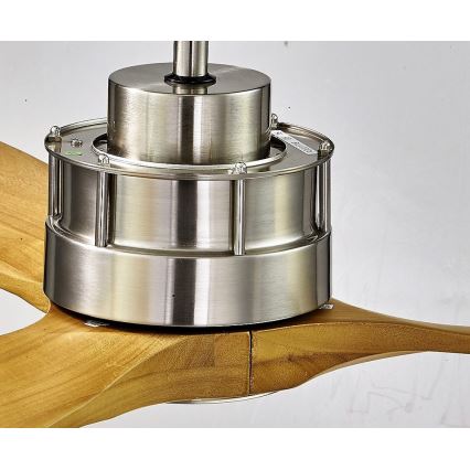 Lucci air 210506 - Ventilador de techo AIRFUSION AKMANI paulownia/marrón + control remoto