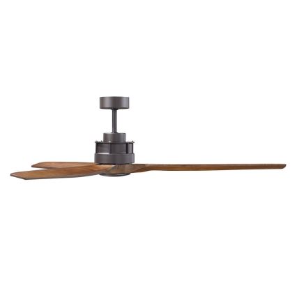 Lucci air 210507 - Ventilador de techo AIRFUSION AKMANI paulownia/negro + mando a distancia