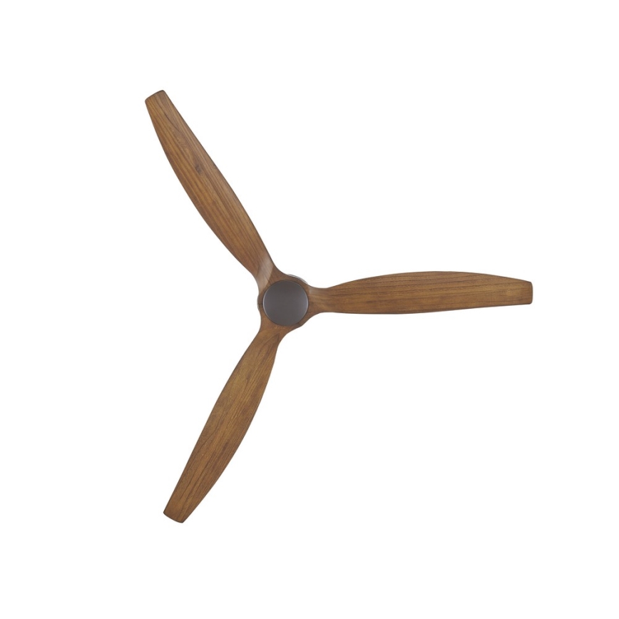 Lucci air 210507 - Ventilador de techo AIRFUSION AKMANI paulownia/negro + mando a distancia