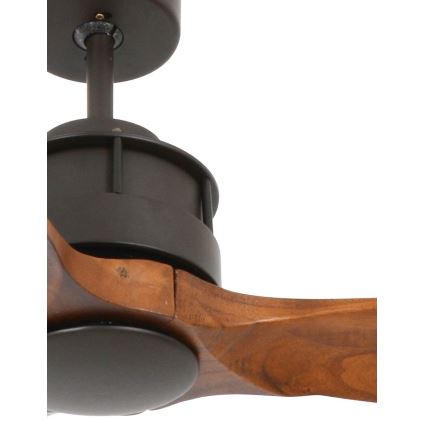 Lucci air 210507 - Ventilador de techo AIRFUSION AKMANI paulownia/negro + mando a distancia