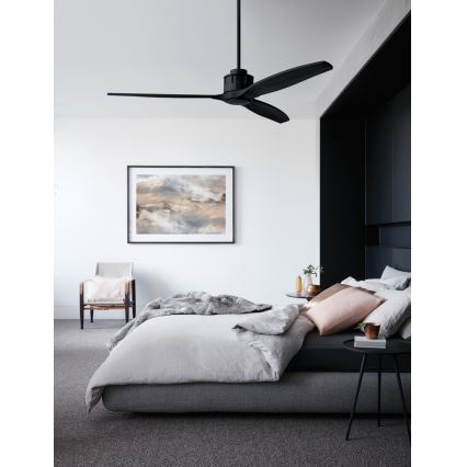 Lucci air 210508 - Ventilador de techo AIRFUSION AKMANI paulownia/negro + control remoto