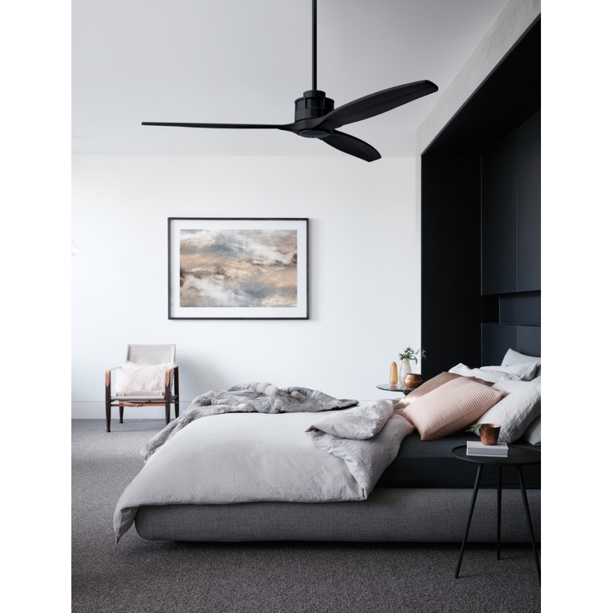 Lucci air 210508 - Ventilador de techo AIRFUSION AKMANI paulownia/negro + control remoto