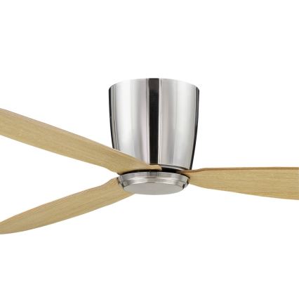Lucci air 210519 - Ventilador de techo AIRFUSION RADAR cromo brillante/madera + control remoto