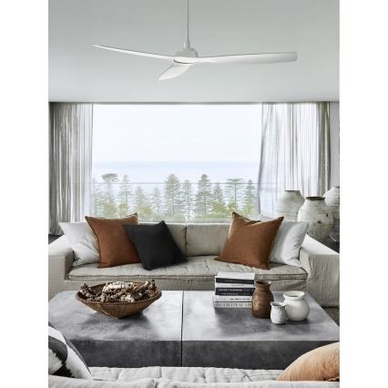 Lucci Air 210650 - Ventilador de techo MOTO blanco + mando a distancia