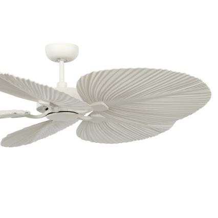 Lucci Air 21065449 - Ventilador de techo BALI diá. 132 cm blanco/color crema + control remoto