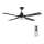 Lucci air 212899 - Ventilador de techo LED regulable MOONAH 1xGX53/21W/230V negro + mando a distancia