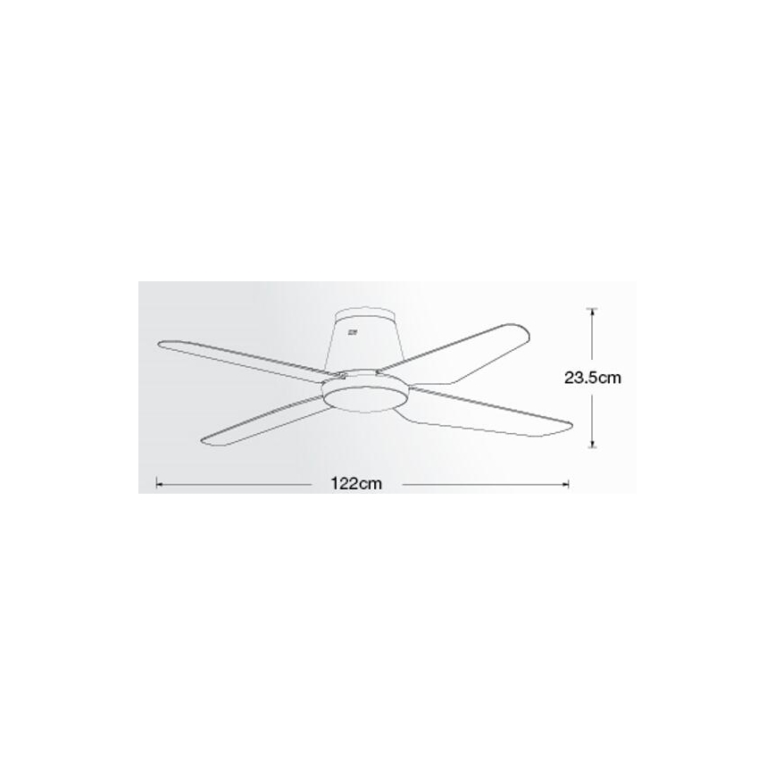 Lucci air 212999 - Ventilador de techo AIRFUSION ARIA blanco + mando a distancia