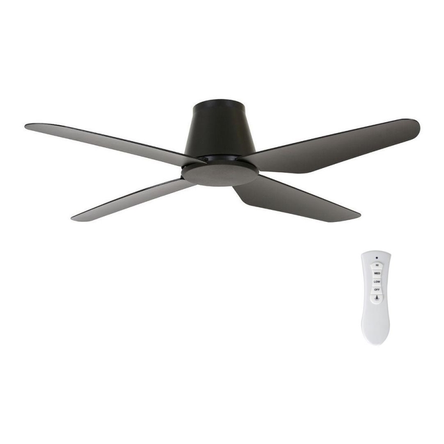 Lucci Air 213000 - Ventilador de techo AIRFUSION ARIA negro + mando a distancia