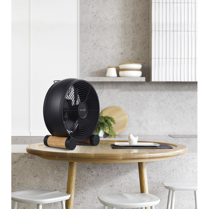 Lucci air 213120 - Ventilador de mesa BREEZE negro