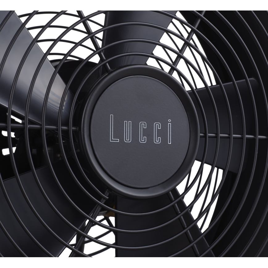 Lucci air 213120 - Ventilador de mesa BREEZE negro