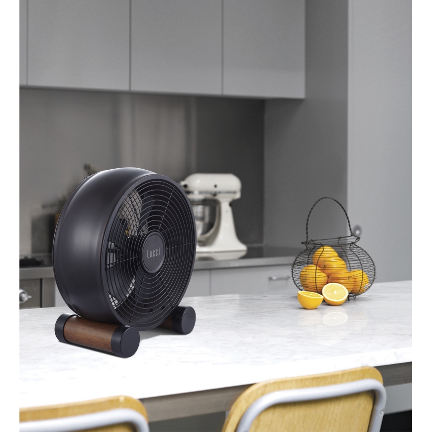 Lucci air 213121 - Ventilador de mesa BREEZE marrón