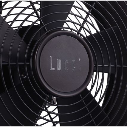 Lucci air 213121 - Ventilador de sobremesa BREEZE marrón Ø 28 cm