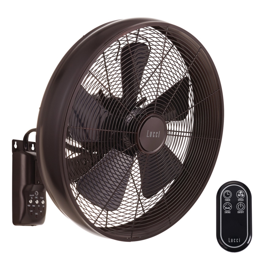 Lucci air 213124 - Control remoto para fans BREEZE negro