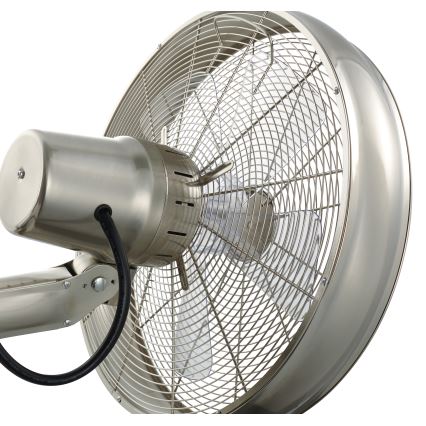 Lucci air 213126 - Ventilador de pared BREEZE 55W/230V cromo mate + mando a distancia