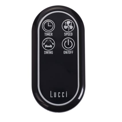 Lucci air 213126 - Ventilador de pared BREEZE 55W/230V cromo mate + mando a distancia