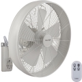 Lucci Air 213128EU - Ventilador de pared BREEZE 55W/230V blanco + mando a distancia