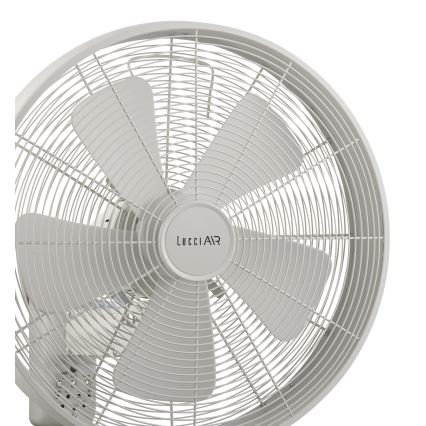Lucci Air 213128EU - Ventilador de pared BREEZE 55W/230V blanco + mando a distancia