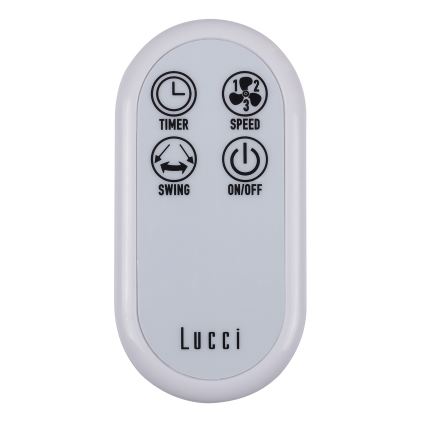 Lucci Air 213128EU - Ventilador de pared BREEZE 55W/230V blanco + mando a distancia