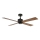 Lucci air 213170 - Ventilador de techo LED NEWPORT wenge/marrón + control remoto