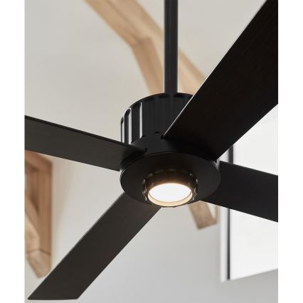 Lucci air 213170 - Ventilador de techo LED NEWPORT wenge/marrón + control remoto