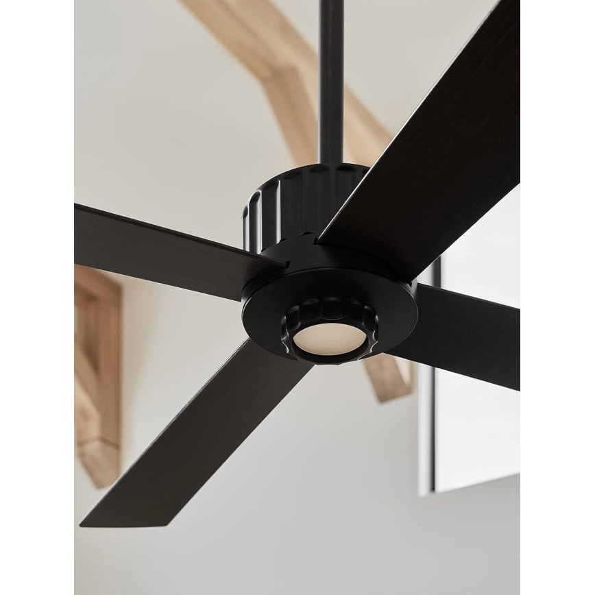 Lucci air 213170 - Ventilador de techo LED NEWPORT wenge/marrón + control remoto