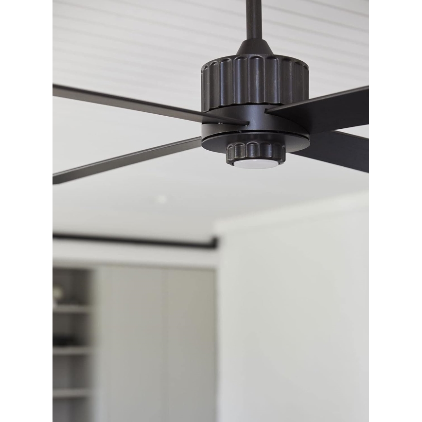 Lucci air 213170 - Ventilador de techo LED NEWPORT wenge/marrón + control remoto