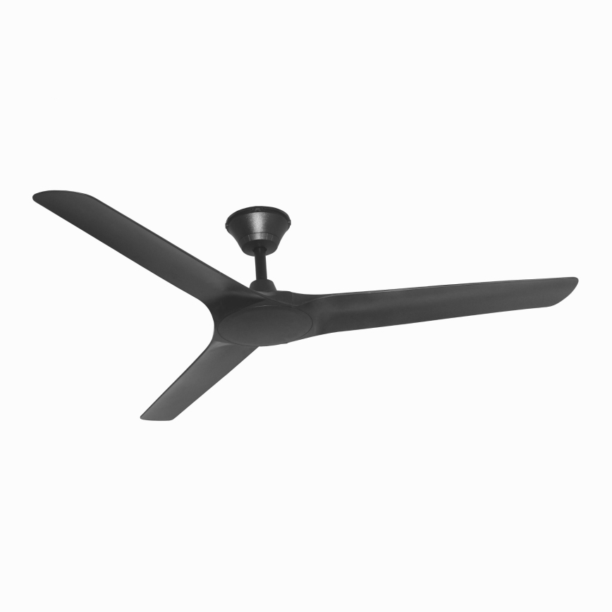 Lucci Air 21321649 - Ventilador de techo ABYSS diá. 142 cm IP66 negro + control remoto