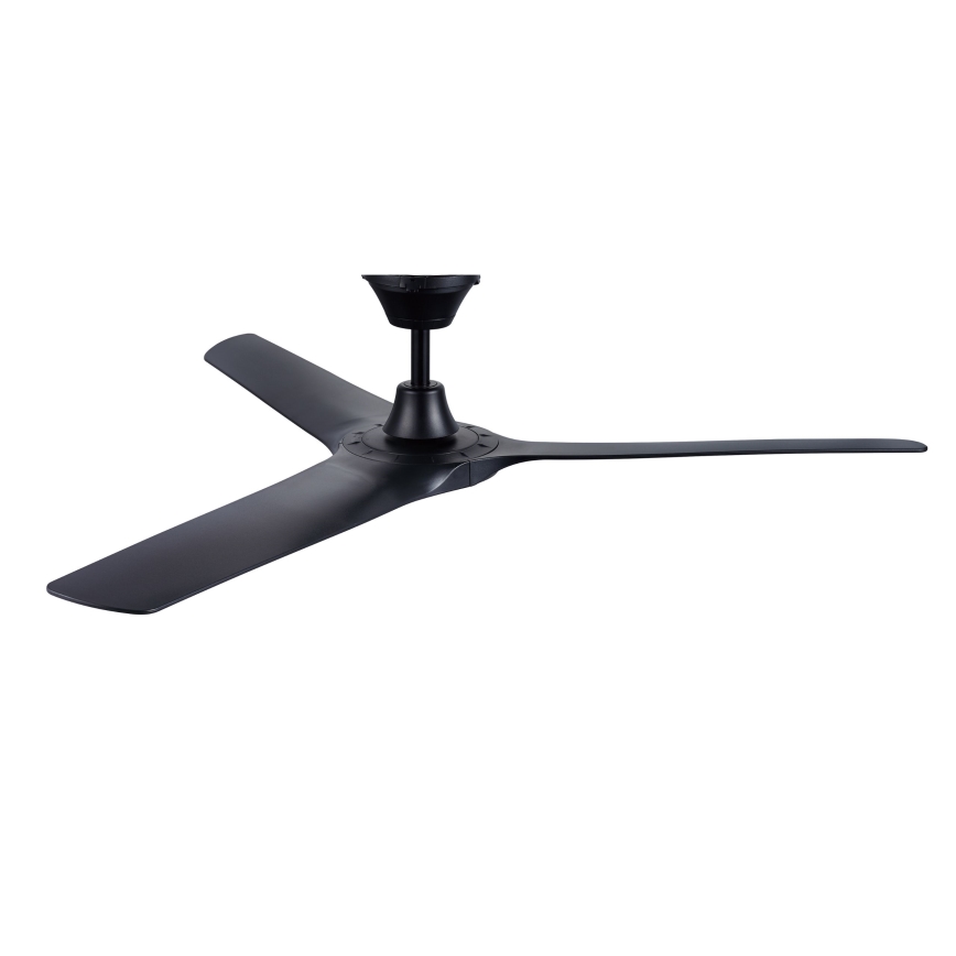 Lucci Air 21321649 - Ventilador de techo ABYSS diá. 142 cm IP66 negro + control remoto
