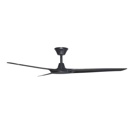 Lucci Air 21321649 - Ventilador de techo ABYSS diá. 142 cm IP66 negro + control remoto