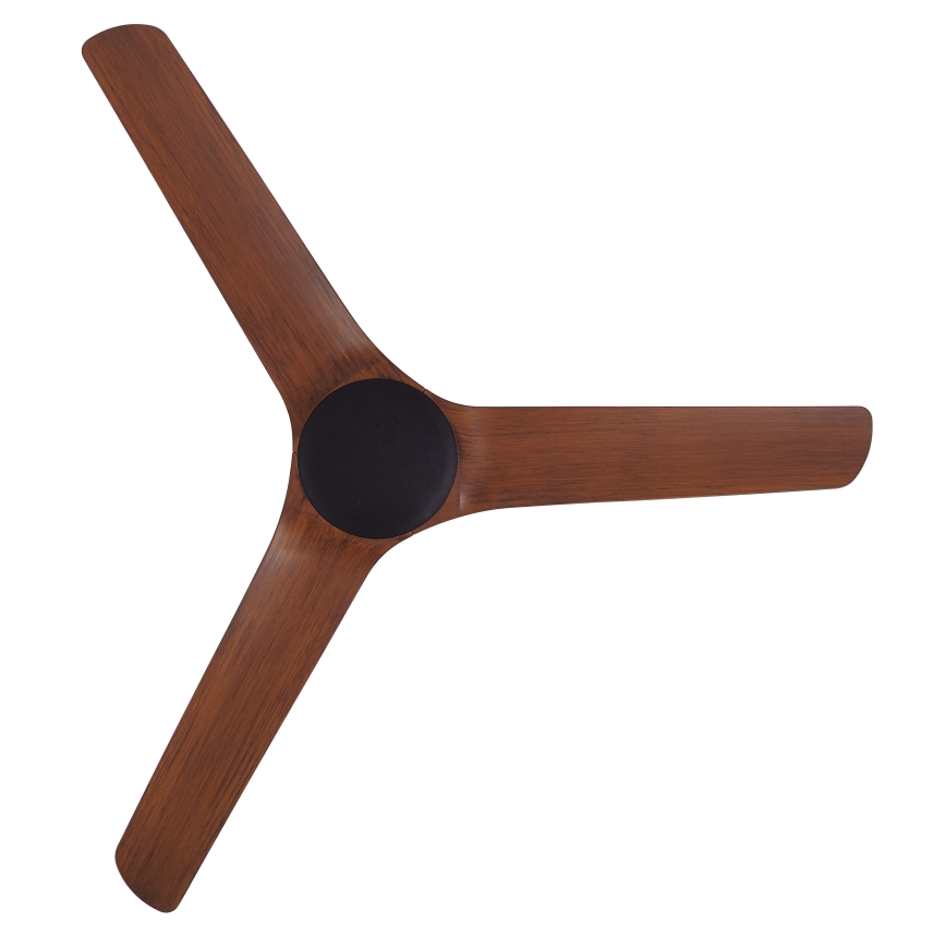 Lucci Air 21321749 - Ventilador de techo ABYSS diá. 142 cm IP66 marrón + control remoto