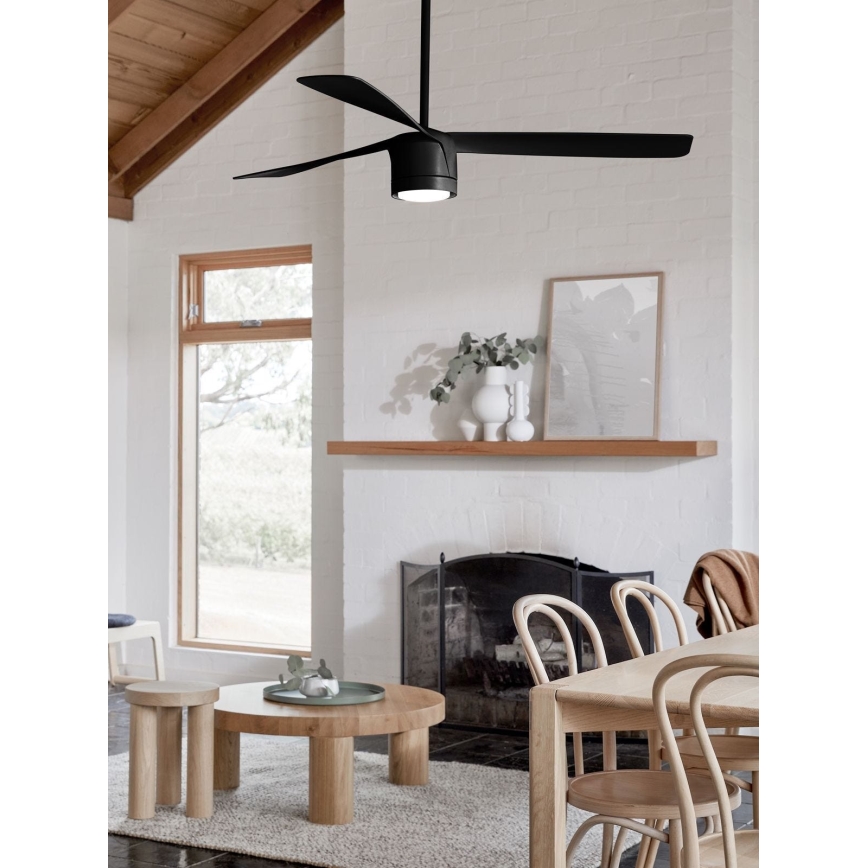 Lucci air 213281 - Ventilador de techo PEREGRINE 1xGX53/12W/230V negro + mando a distancia