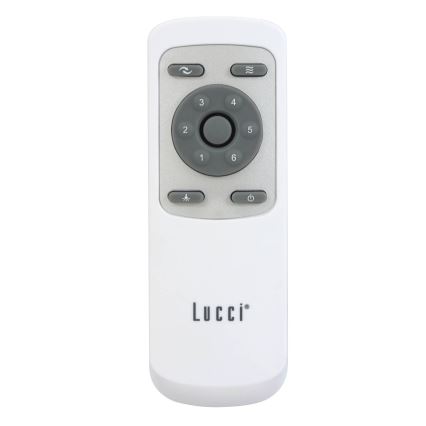 Lucci air 213301 - Ventilador de techo LED regulable UNIONE 1xGX53/12W/230V marrón/cromo brillante Ø 142 cm + mando a distancia