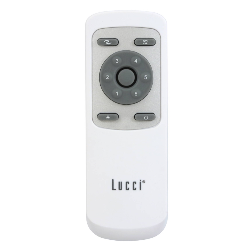 Lucci air 213302 - Ventilador de techo LED regulable SLIPSTREAM 1xGX53/12W/230V blanco + mando a distancia