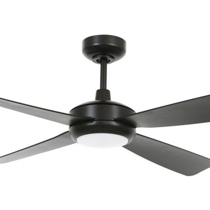 Lucci air 213303 - Ventilador de techo LED regulable SLIPSTREAM 1xGX53/12W/230V negro + mando a distancia