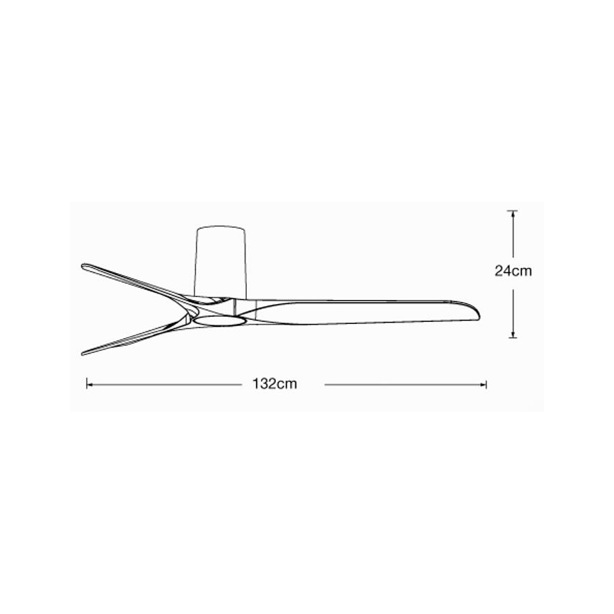 Lucci air 21610149 - Ventilador de techo LONDO negro + mando a distancia