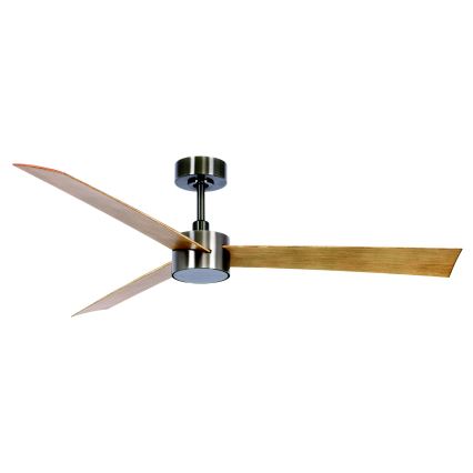 Lucci air 21610449 - Ventilador de techo LED regulable CLIMATE 1xGX53/12W/230V marrón/cromo brillante + control remoto