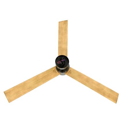 Lucci air 21610449 - Ventilador de techo LED regulable CLIMATE 1xGX53/12W/230V marrón/cromo brillante + control remoto