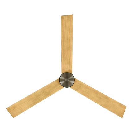 Lucci air 21610449 - Ventilador de techo LED regulable CLIMATE 1xGX53/12W/230V marrón/cromo brillante + control remoto