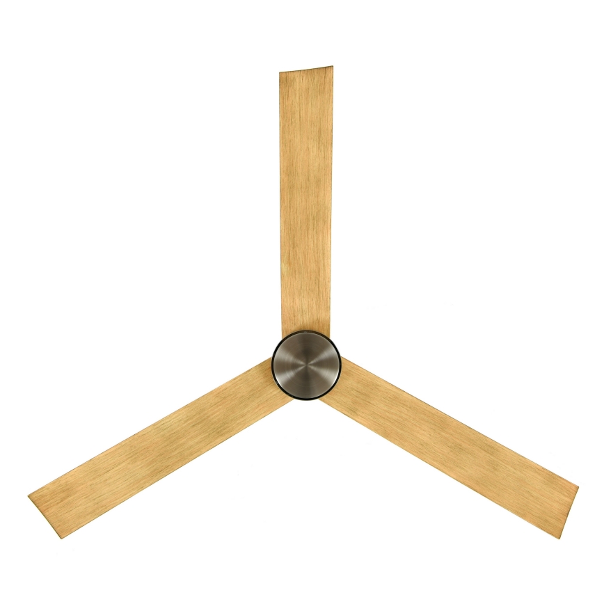 Lucci air 21610449 - Ventilador de techo LED regulable CLIMATE 1xGX53/12W/230V marrón/cromo brillante + control remoto