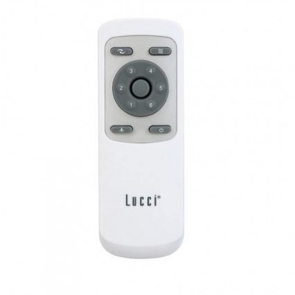 Lucci air 21610449 - Ventilador de techo LED regulable CLIMATE 1xGX53/12W/230V marrón/cromo brillante + control remoto