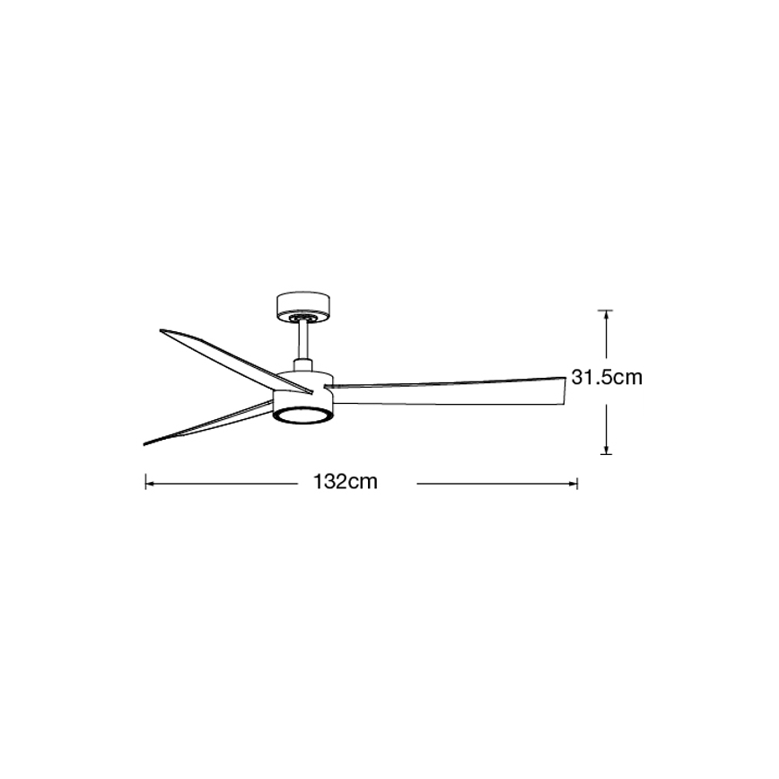 Lucci air 21610549- Ventilador de techo LED regulable CLIMATE 1xGX53/12W/230V wengué/dorado + mando a distancia