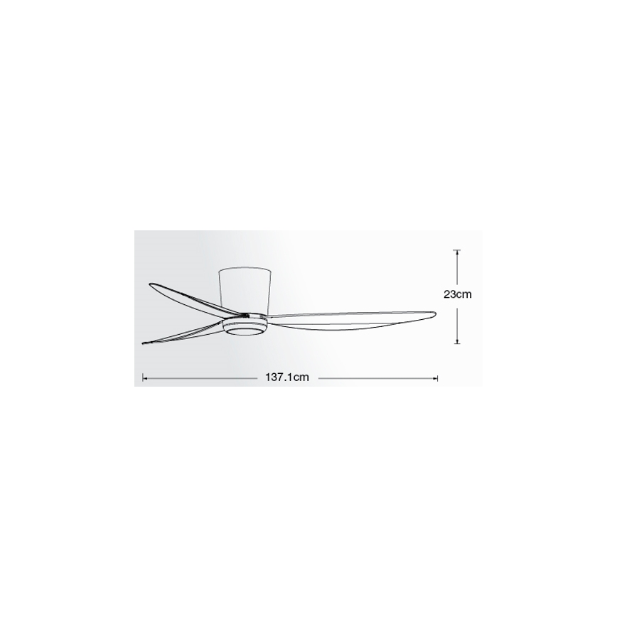 Lucci air 21610749 - Ventilador de techo LED regulable ARRAY 1xGX53/12W/230V negro + mando a distancia