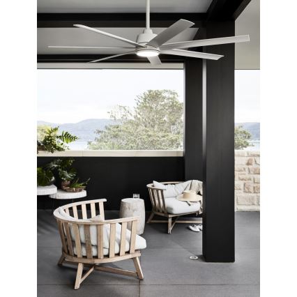 Lucci air 21610849 - Ventilador de techo ATLANTA 1xGX53/12W/230V blanco + mando a distancia