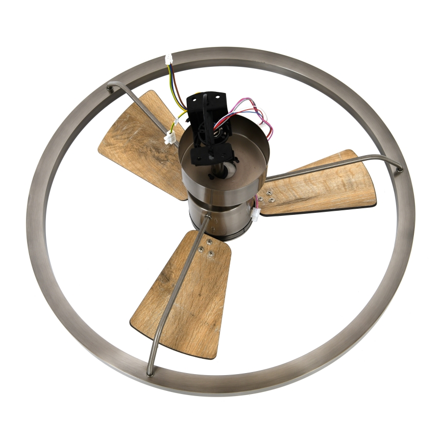 Lucci air 21611749 - Ventilador de techo LED regulable CESSNA LED/36W/230V 3000/4000/5000K cromo mate + control remoto
