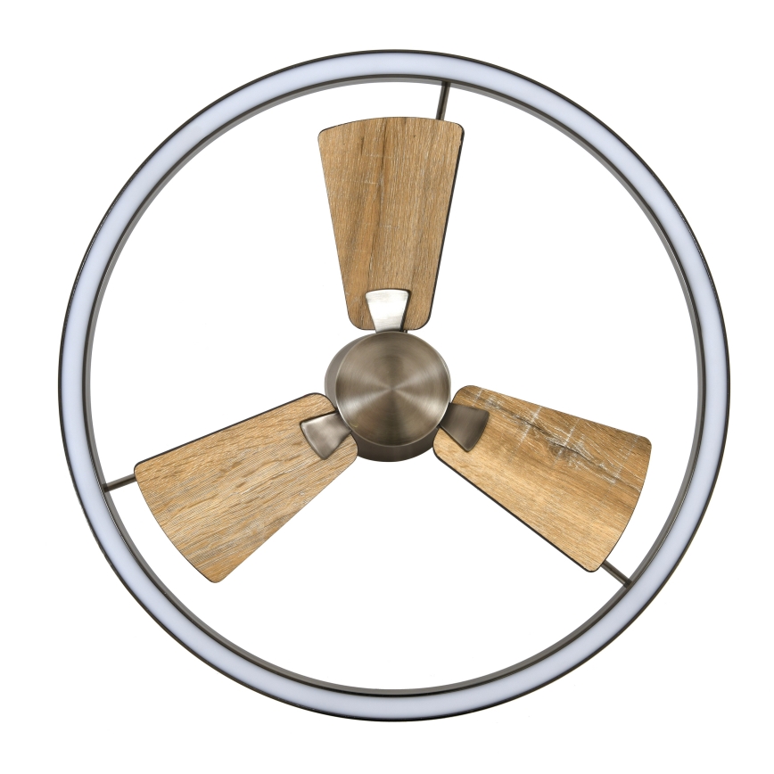 Lucci air 21611749 - Ventilador de techo LED regulable CESSNA LED/36W/230V 3000/4000/5000K cromo mate + control remoto