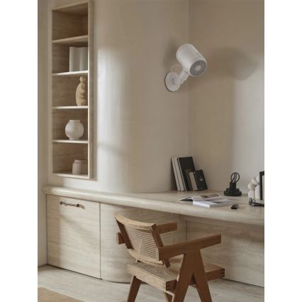 Lucci Air 21612549 - Ventilador de pared JET 32W/230V blanco + control remoto