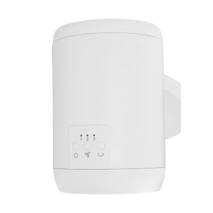 Lucci Air 21612549 - Ventilador de pared JET 32W/230V blanco + control remoto