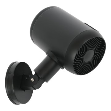 Lucci Air 21612649 - Ventilador de pared JET 32W/230V negro + control remoto